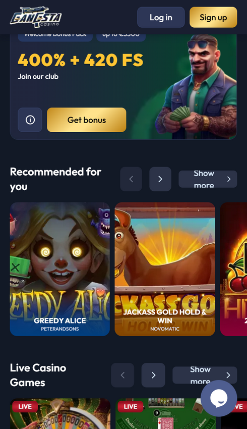 Recensione di Gangsta Gambling Enterprise: Funzionalità, Pro e Contro